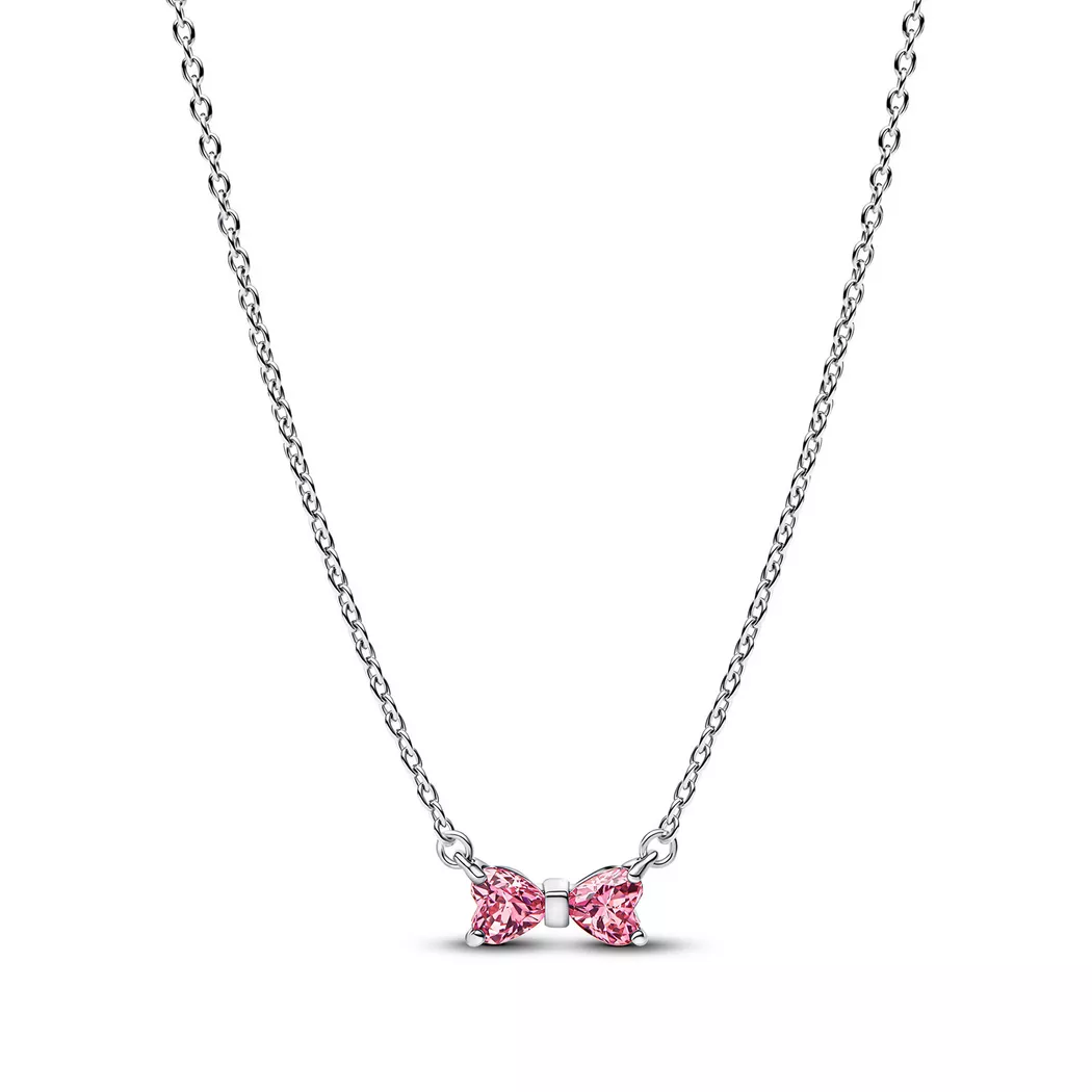 Pandora Treated Freshwater Cultured Pearl Station Chain Necklace silver  female 5
