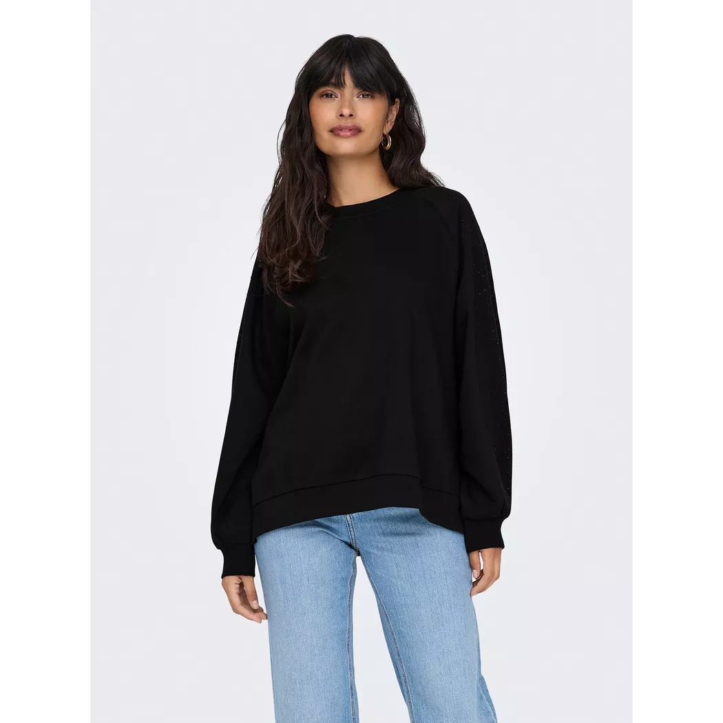 Only - Sweatshirt, für Damen, Black, Größe XS