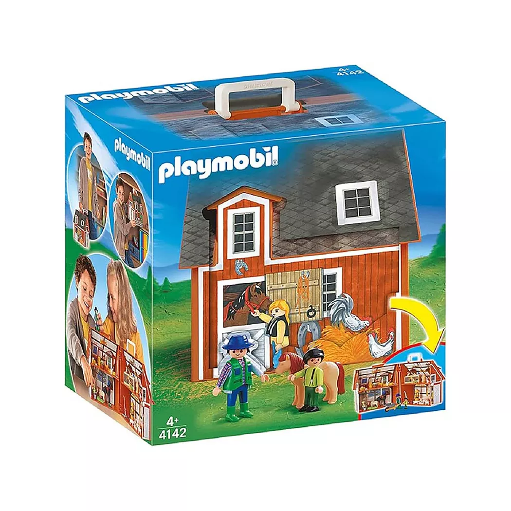 Playmobil - 4142 Mein Mitnehm-Bauernhof, Multicolor