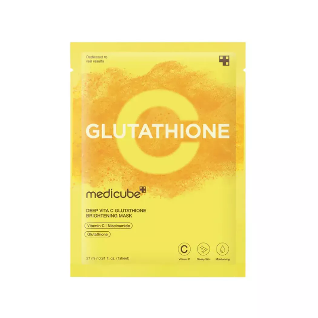 Medicube - Deep Vita C Glutathione Brightening Mask, 1 Stück