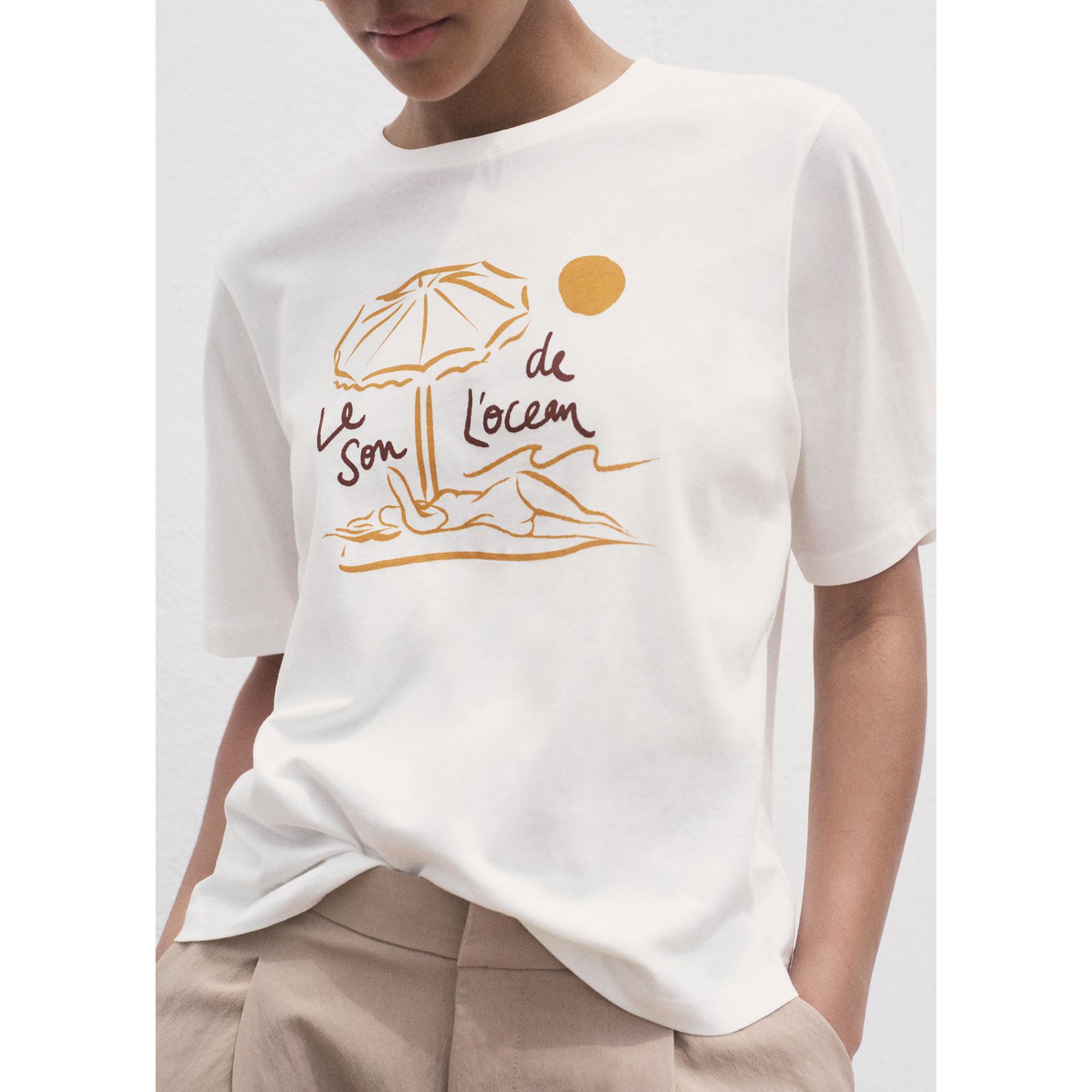 MANGO ETE W Graphic Print T-Shirt  