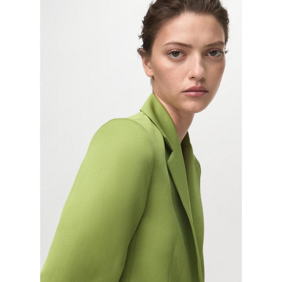 MANGO APPLE Slim Fit Blazer Col Revers  