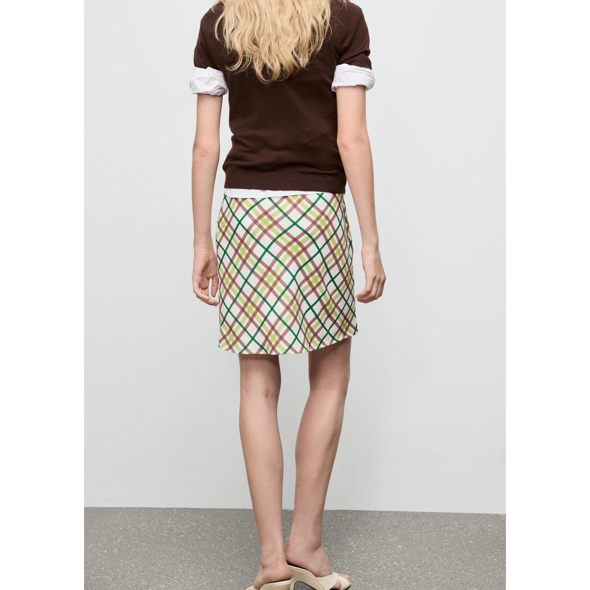 MANGO CUTIE Karierter Minirock  