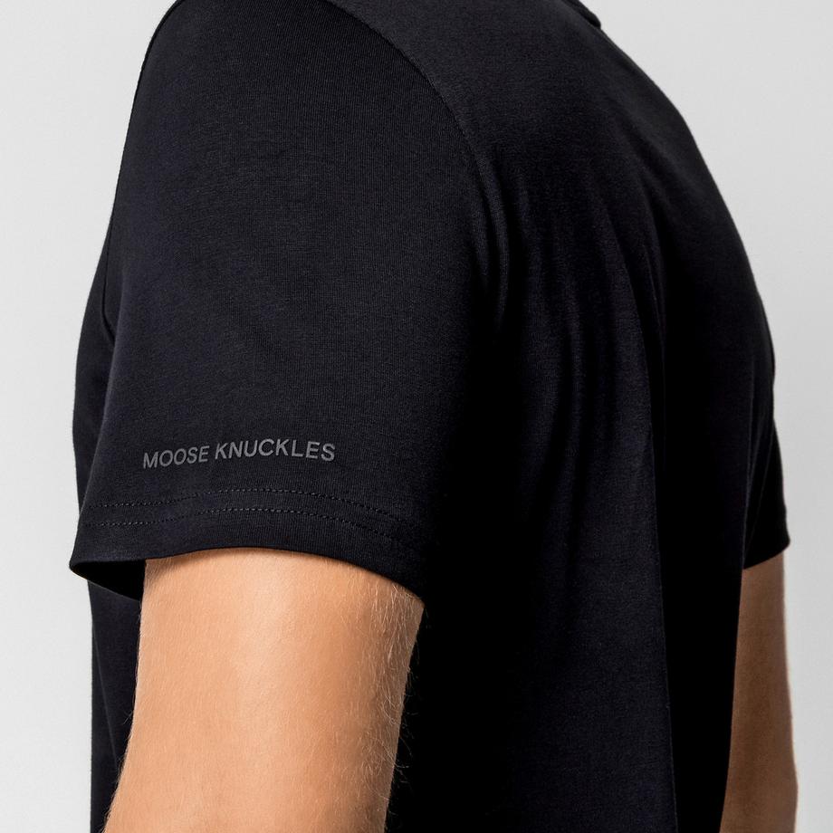 MOOSE KNUCKLES Crescent Tee T-Shirt Girocollo  
