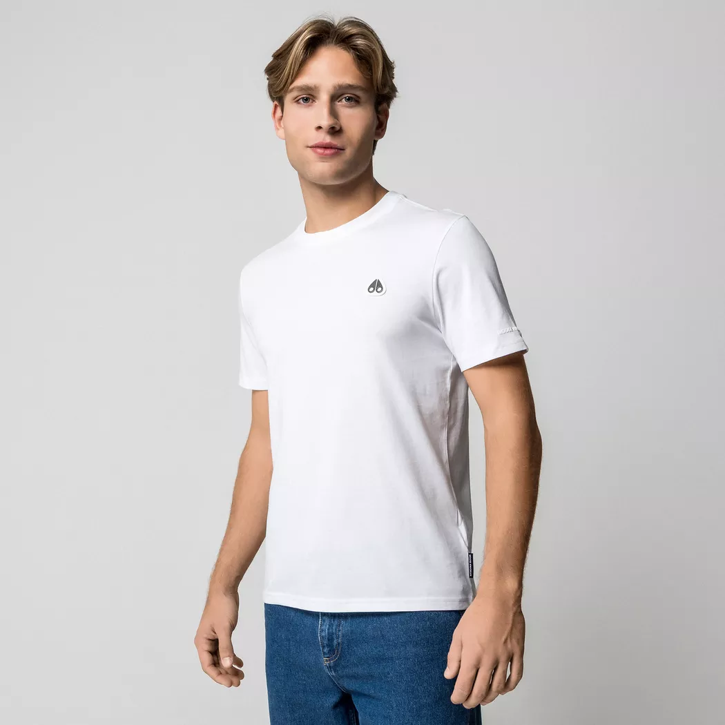 MOOSE KNUCKLES - T-Shirt, für Herren, Weiss, Größe XL