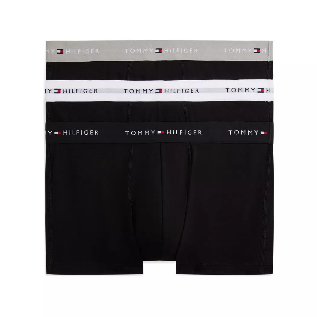 Tommy Hilfiger Boxers Um0um03890 Trunk 3 Unités Grey Heather / Black / White XL Homme