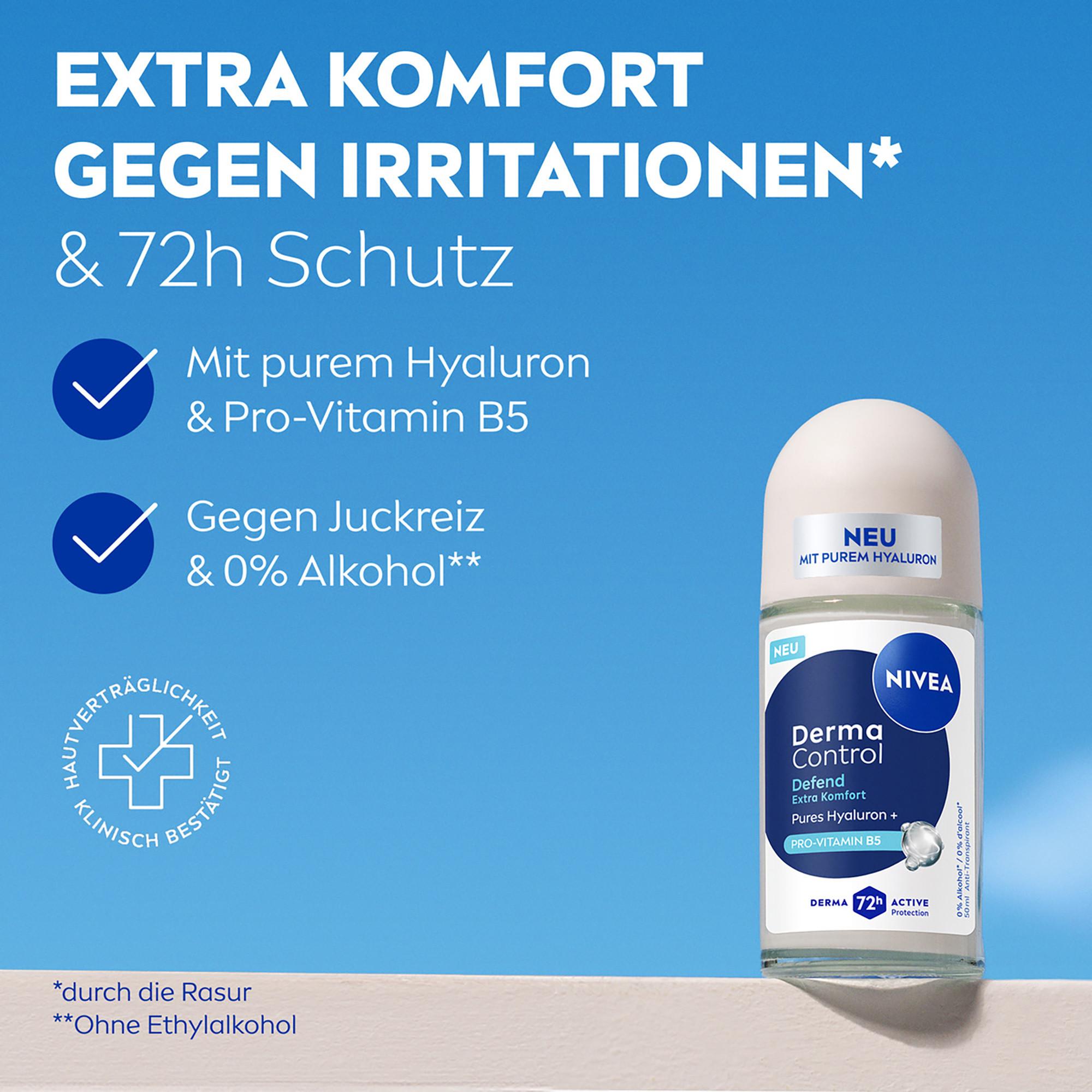 NIVEA  Déo Roll-on Derma Control Defend Female 