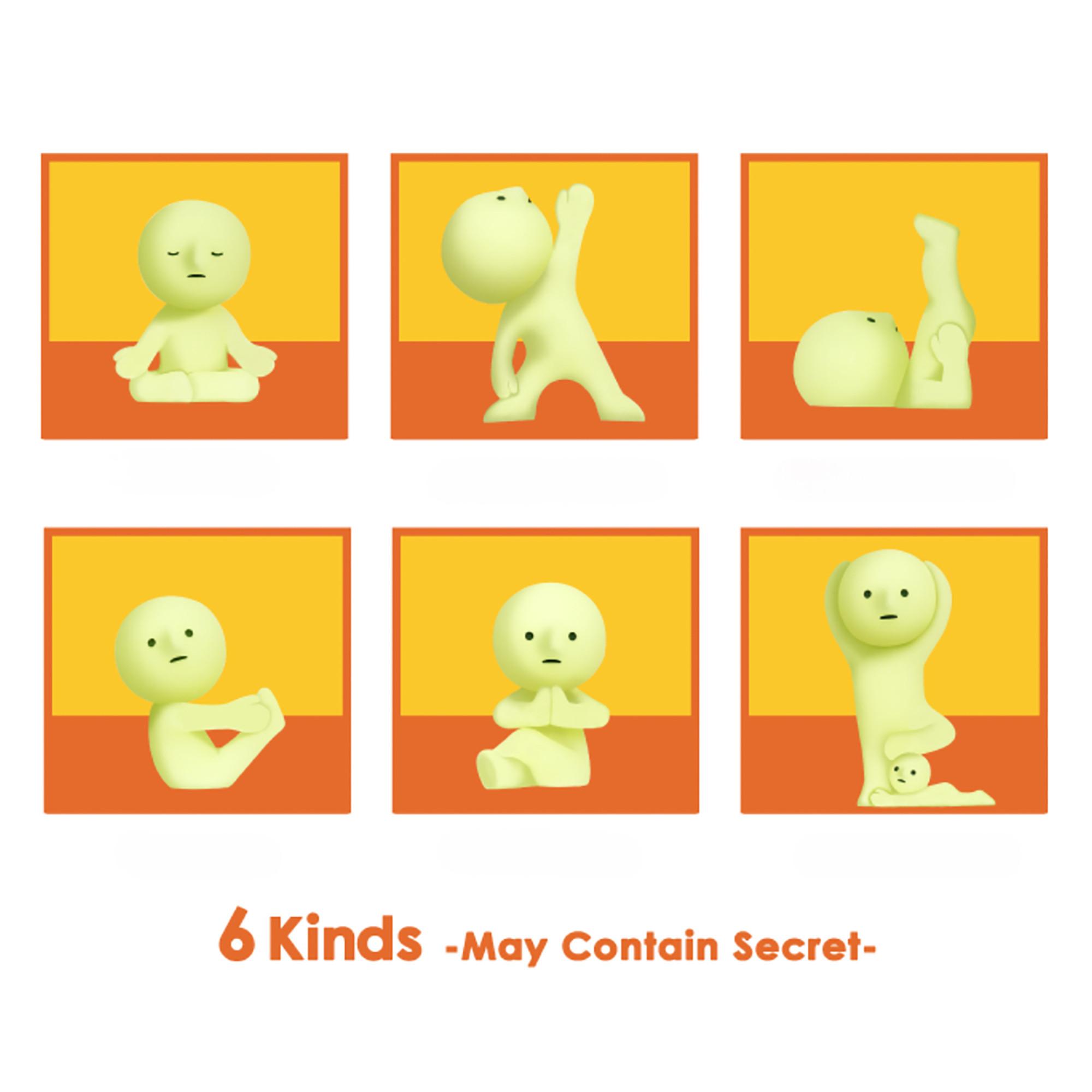 Smiski Beauty  Yoga Series Figure, Pacchetto sorpresa 