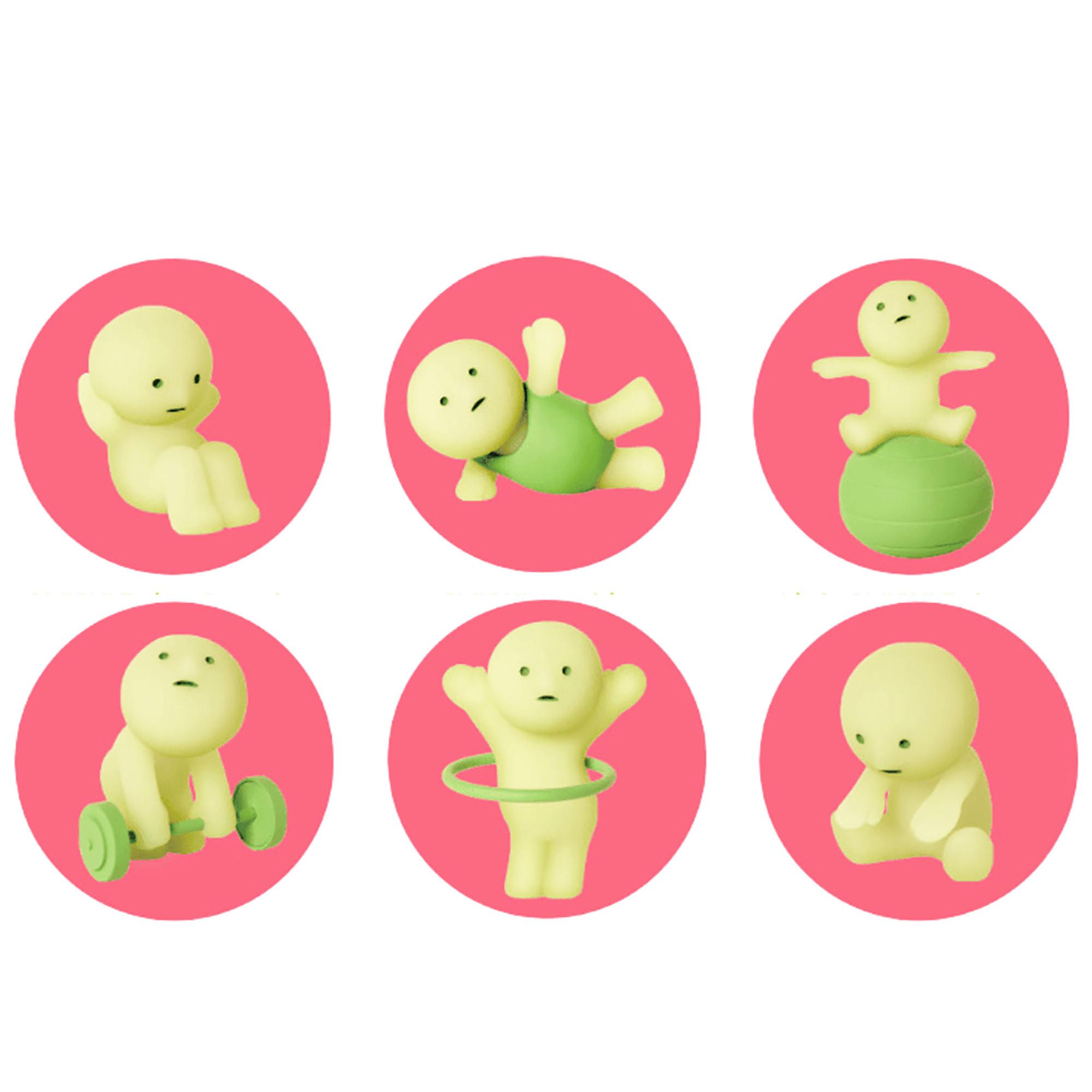 Smiski Beauty  Exercising Series Figure, Pacchetto sorpresa 