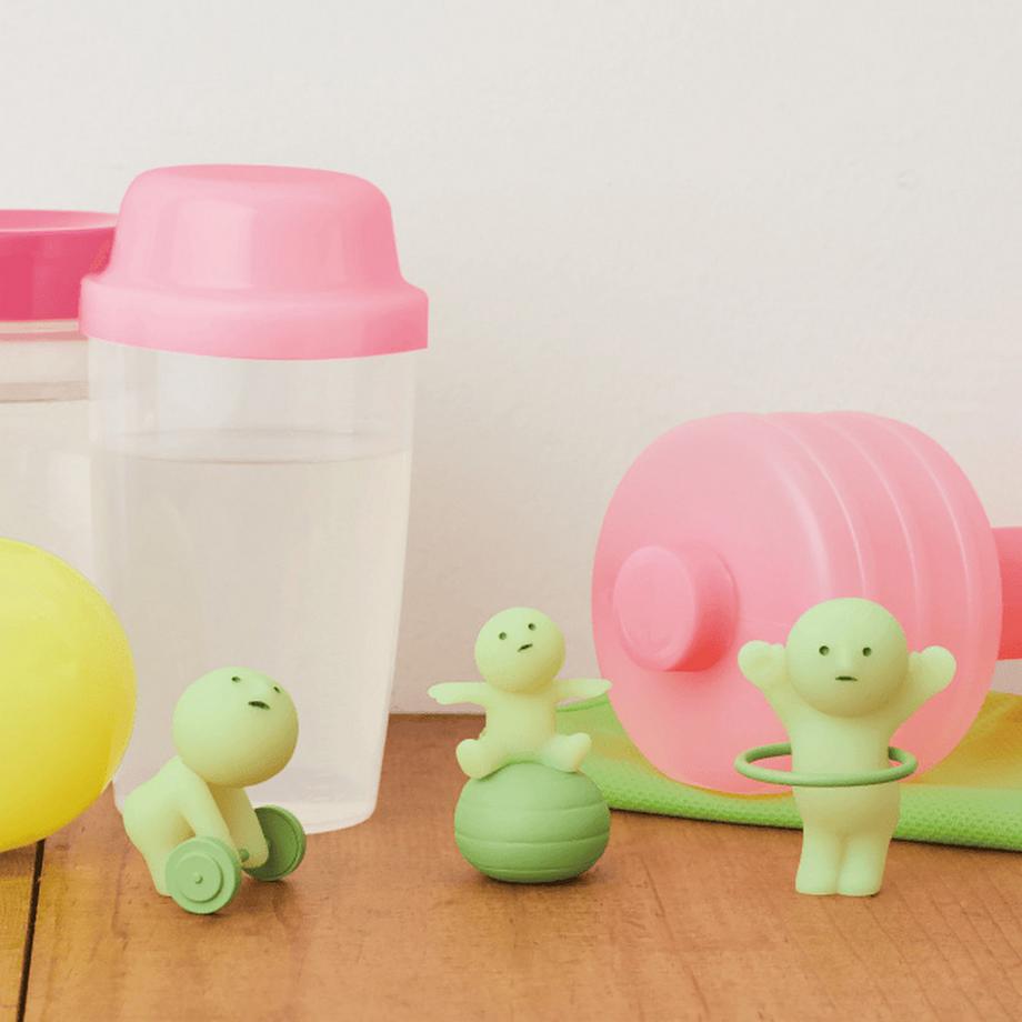 Smiski Beauty  Exercising Series Figure, Pack surprise 