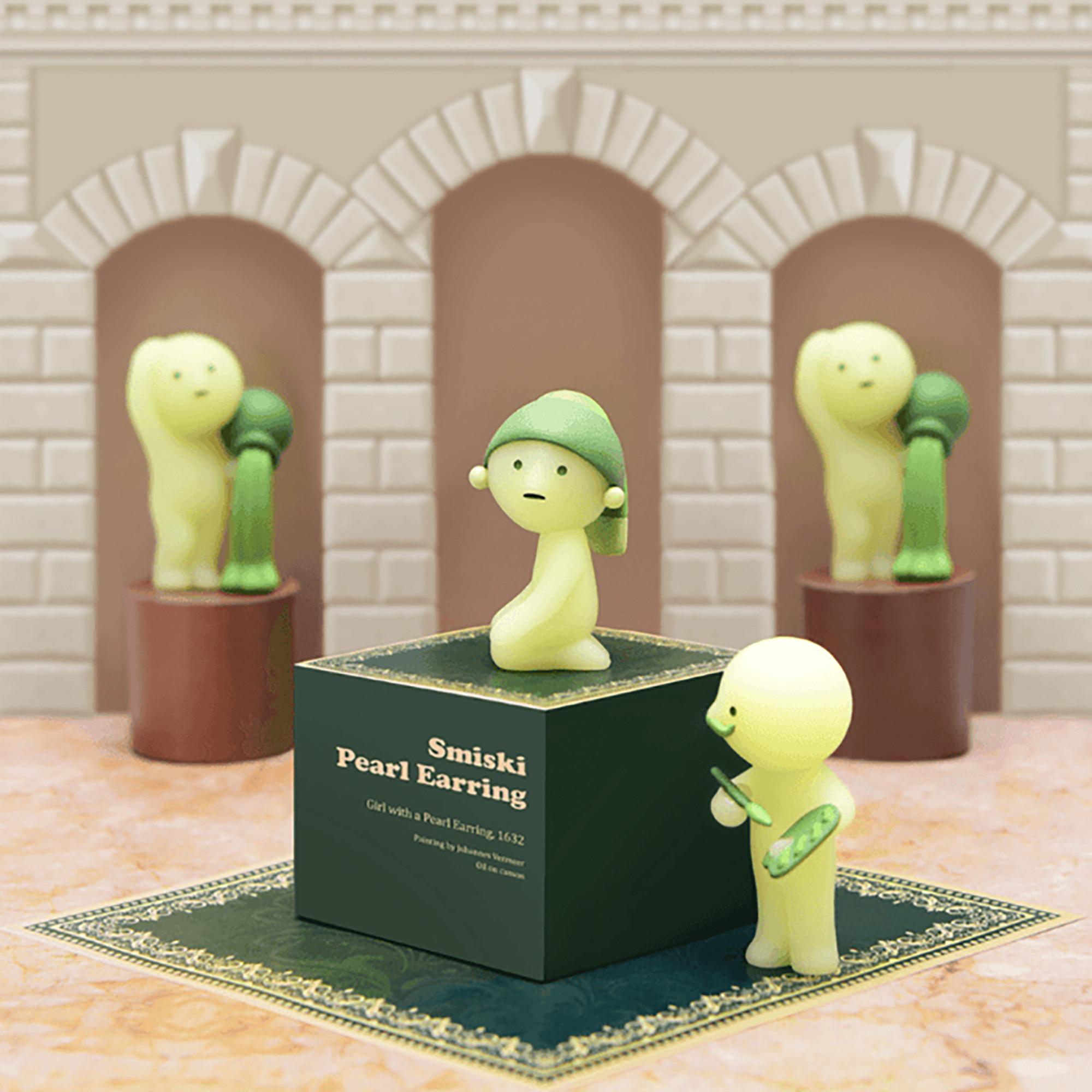 Smiski Beauty  Museum Series Figure, Pack surprise 