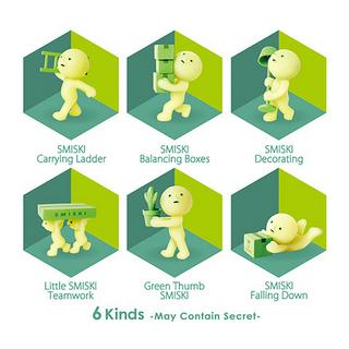 Smiski Beauty  Moving Series Figure, Pack surprise 