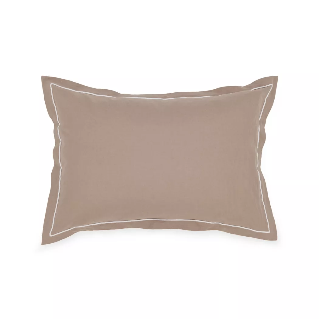 Manor - Kissenbezug, Licotta Kissenbezug, 65 x 65 cm, Taupe