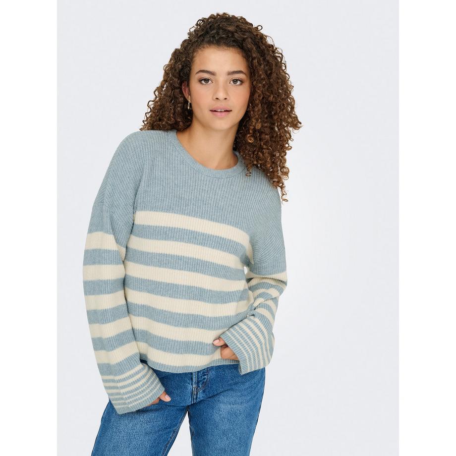 ONLY Gestreifter Rundhals Pullover  