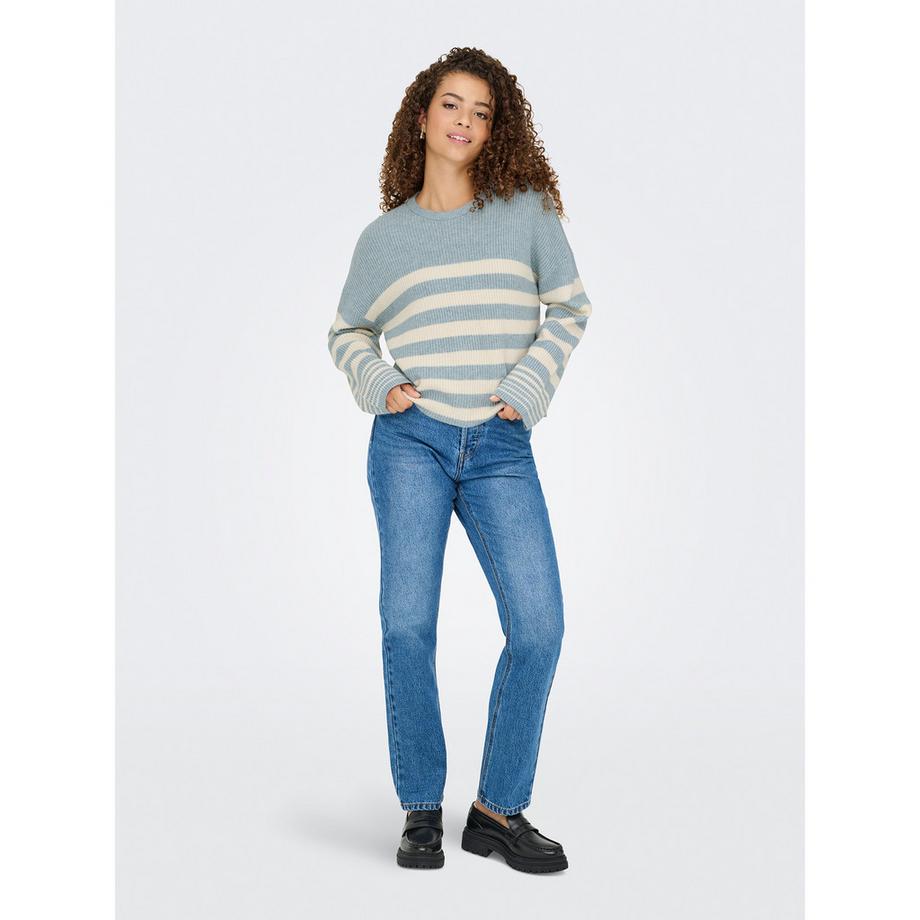 ONLY Gestreifter Rundhals Pullover  