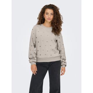ONLY Sweatshirt Regular Fit Imprimé Pailleté  