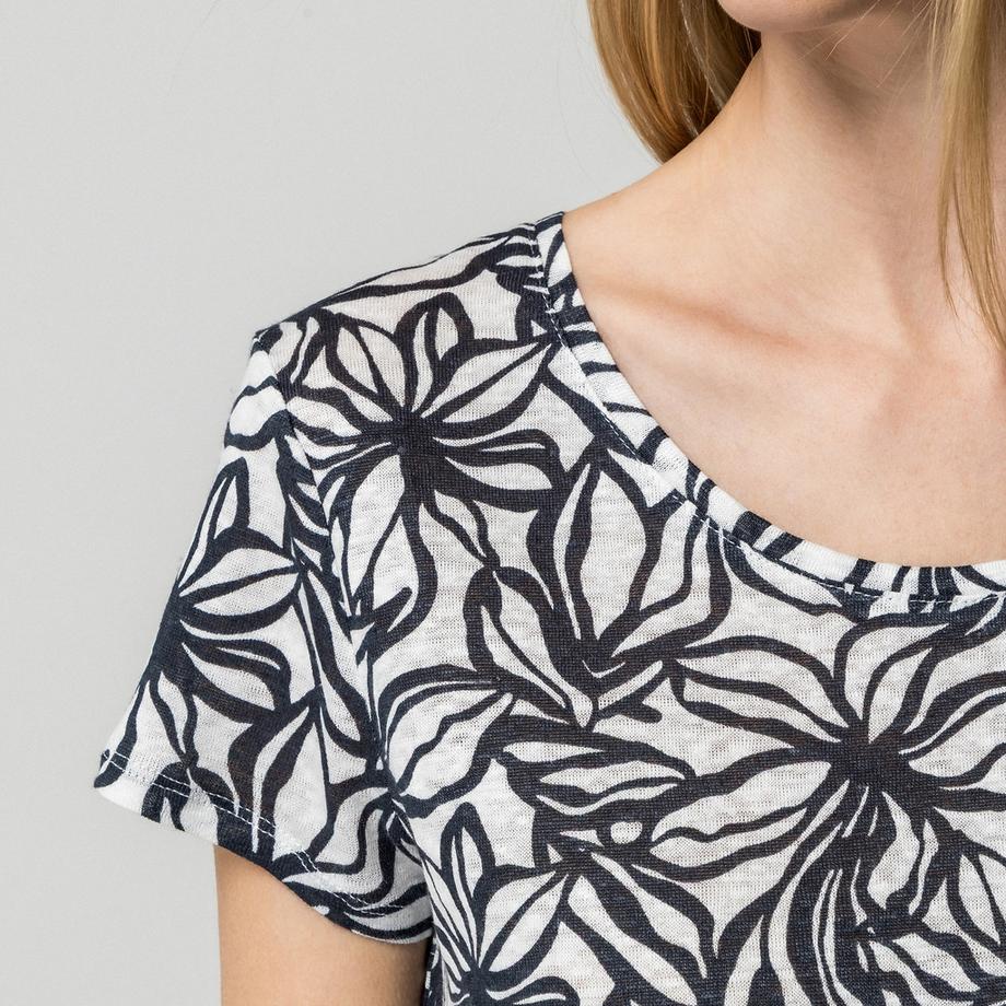 Manor Woman T-shirt imprimé floral coupe régulière  