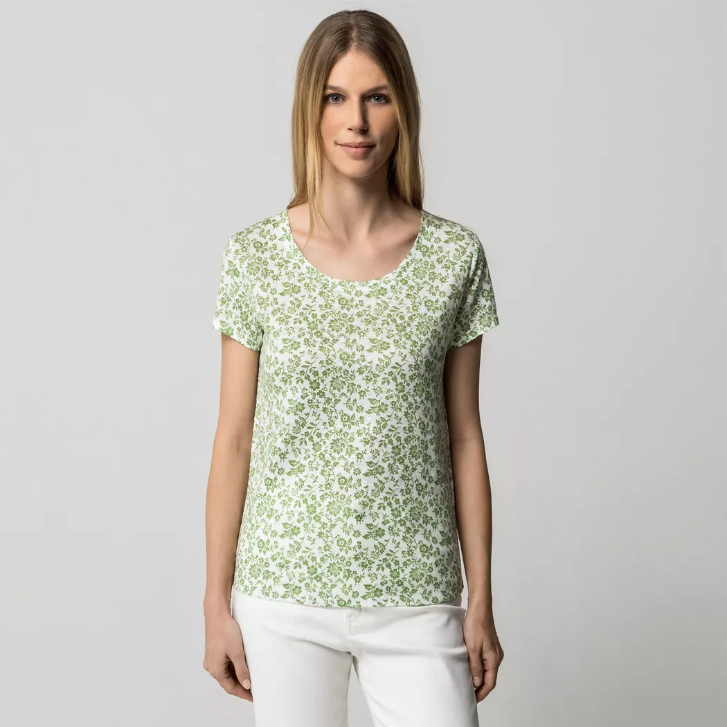 Manor Woman - T-Shirt, für Damen, Grün, Größe XL 3