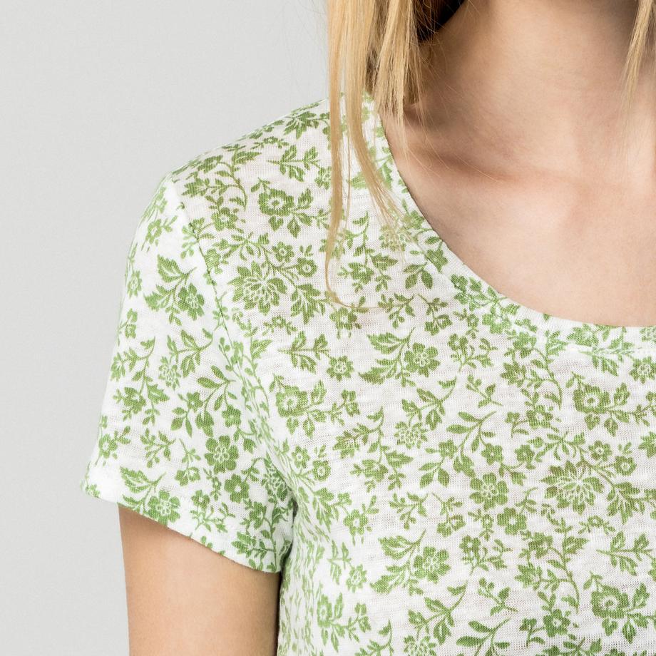 Manor Woman Geblümtes Kurzarm Regular Fit T-Shirt  