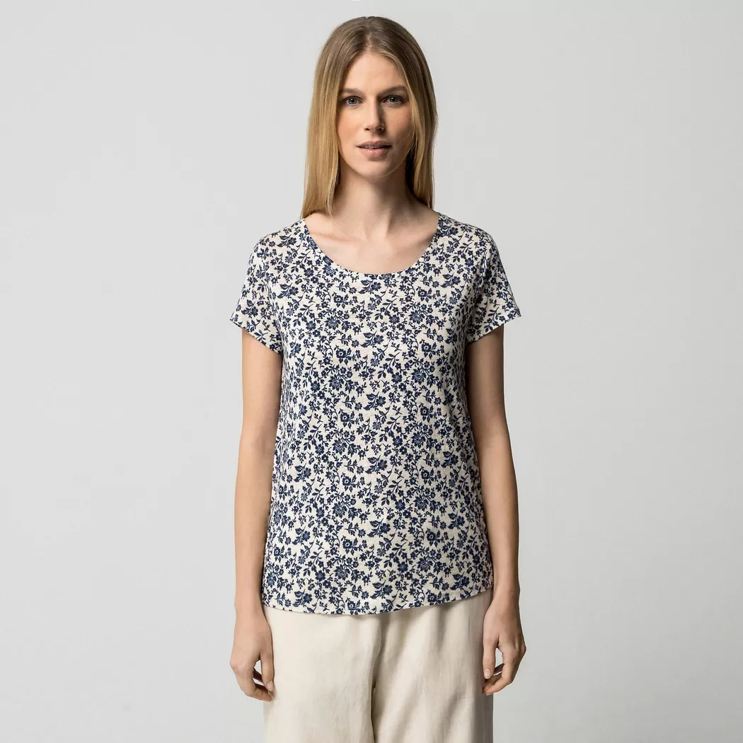 Manor Woman - T-Shirt, für Damen, Blau, Größe XS