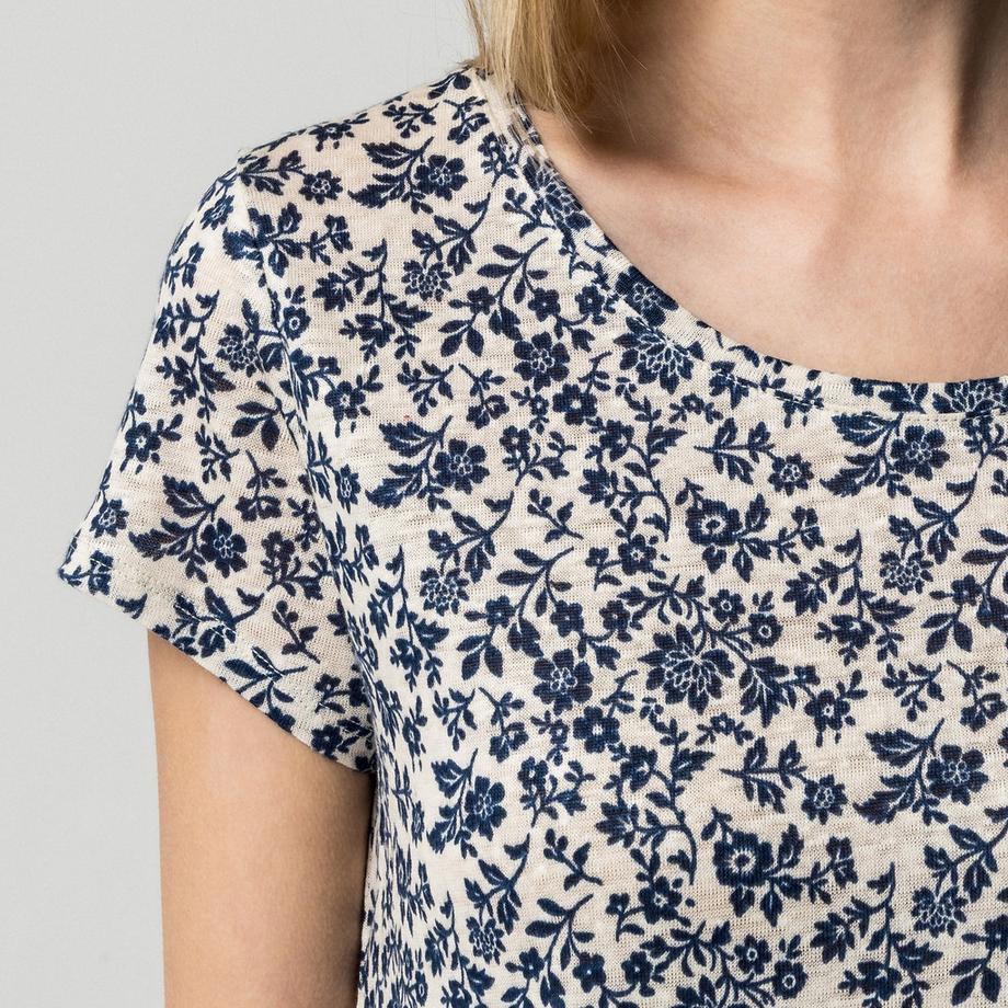 Manor Woman T-shirt a fantasia floreale maniche corte vestibilità regolare  