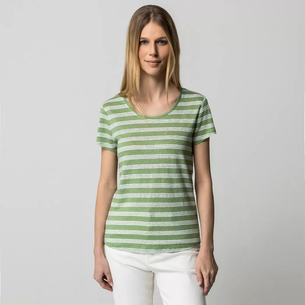 Manor Woman - T-Shirt, für Damen, Grün, Größe XL 4