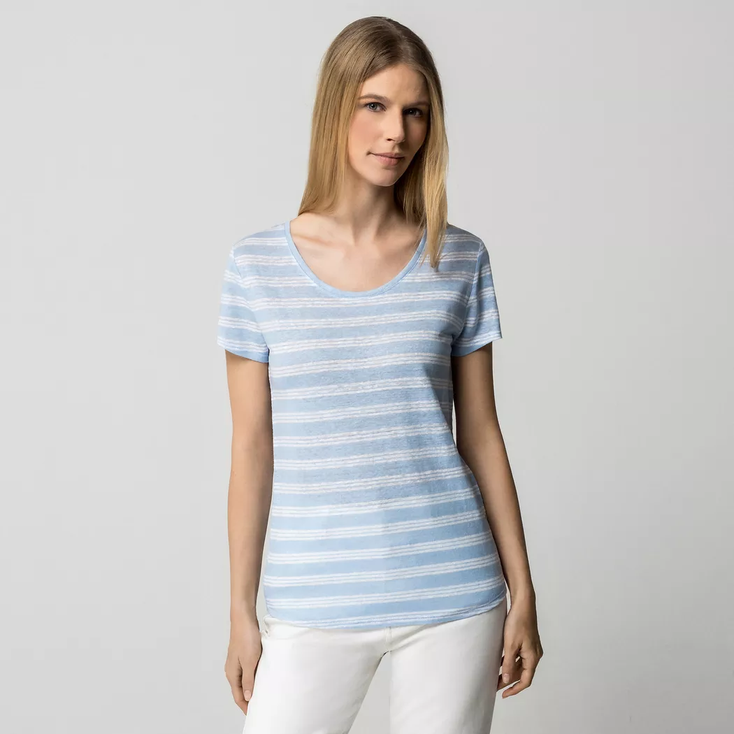 Manor Woman - T-Shirt, für Damen, Hellblau, Größe XS 2