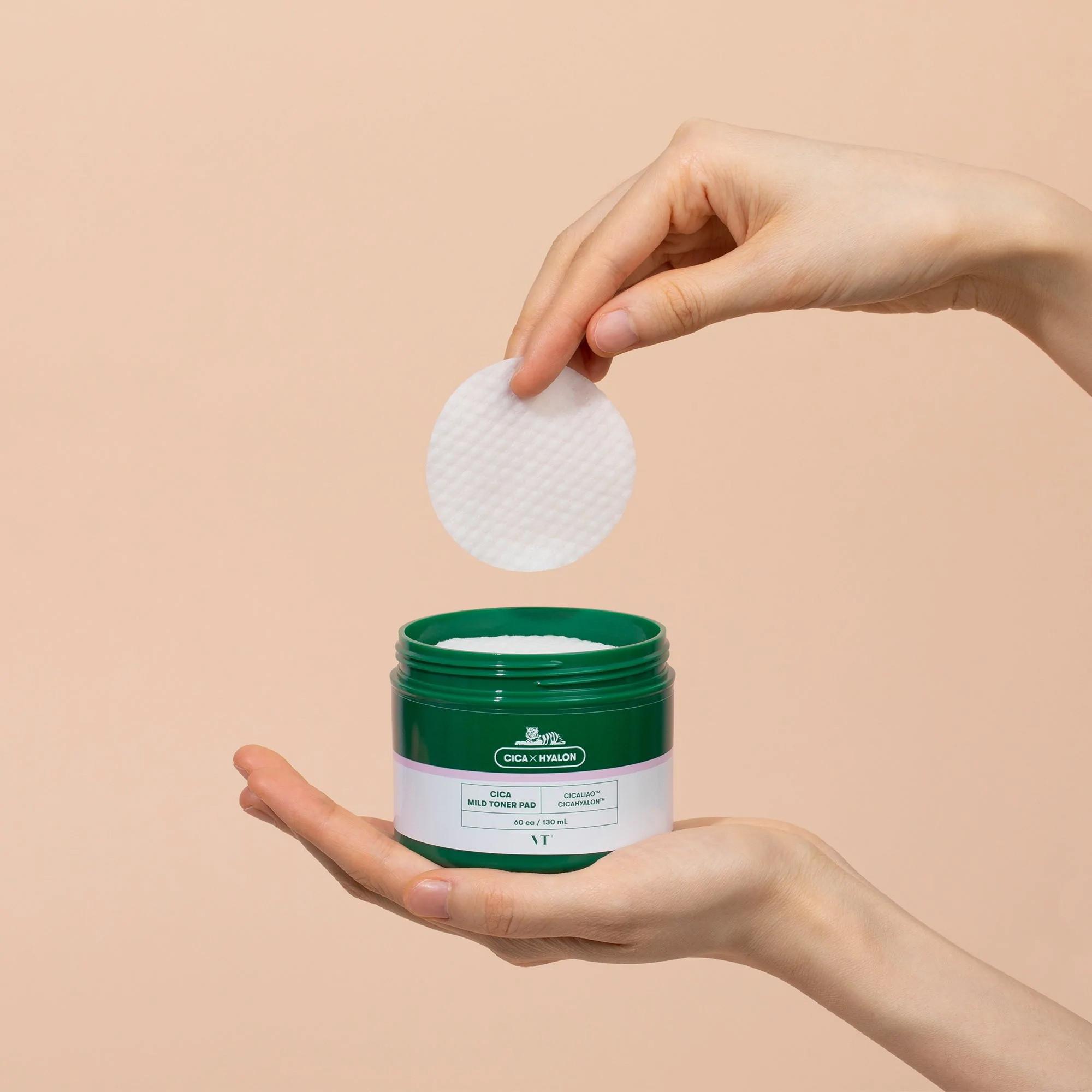 VT Cosmetics  Cica Mild Toner Pads 