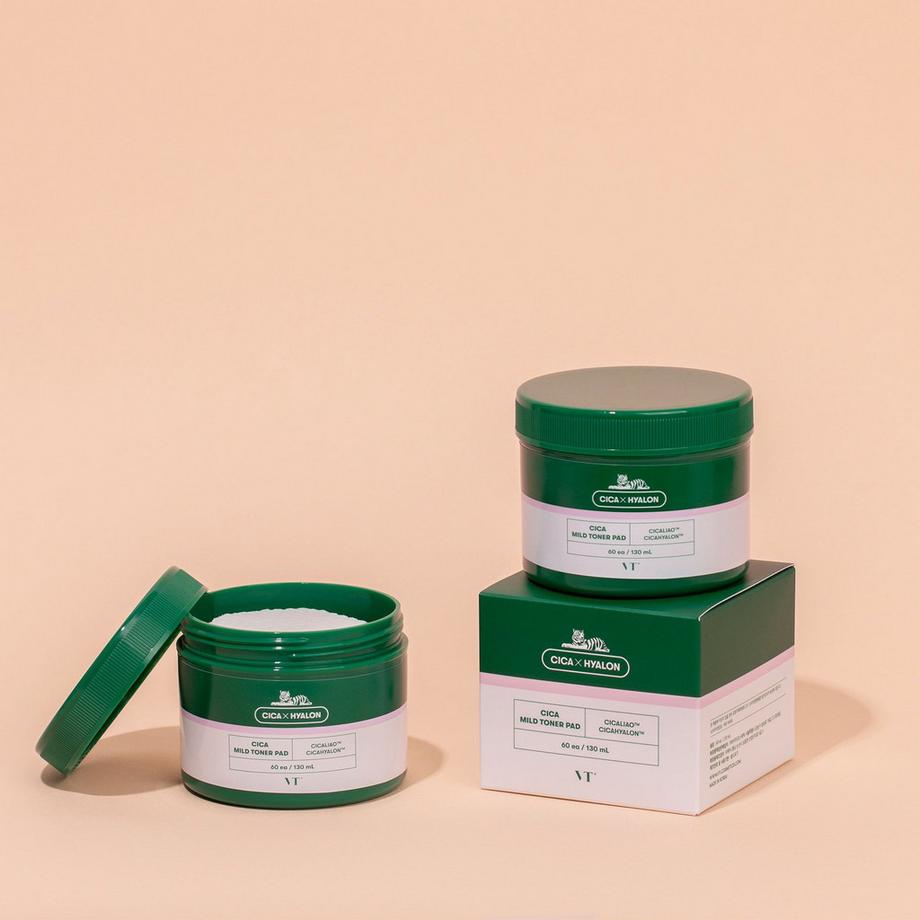 VT Cosmetics  Cica Mild Toner Pads 