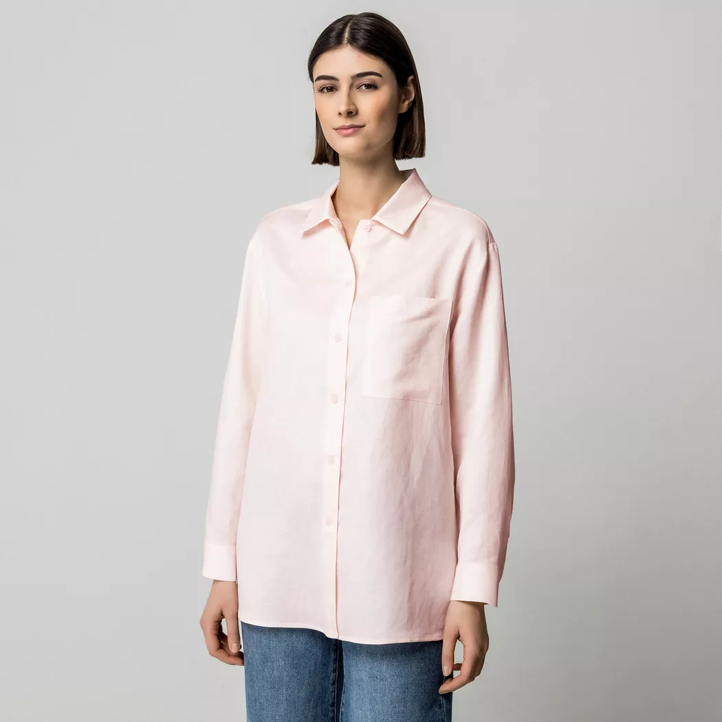 Manor Woman - Bluse, für Damen, Rosa, Größe 34