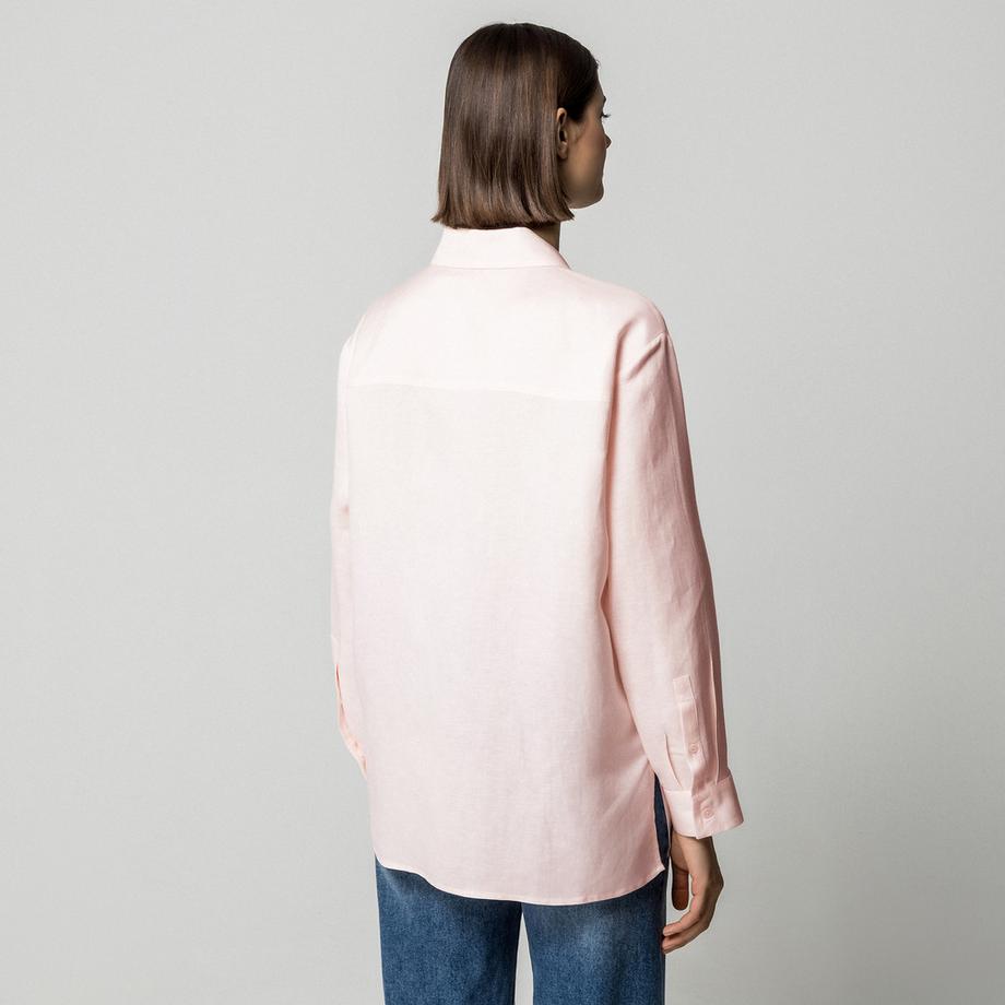 Manor Woman Chemisier à manches longues avec poche poitrine  