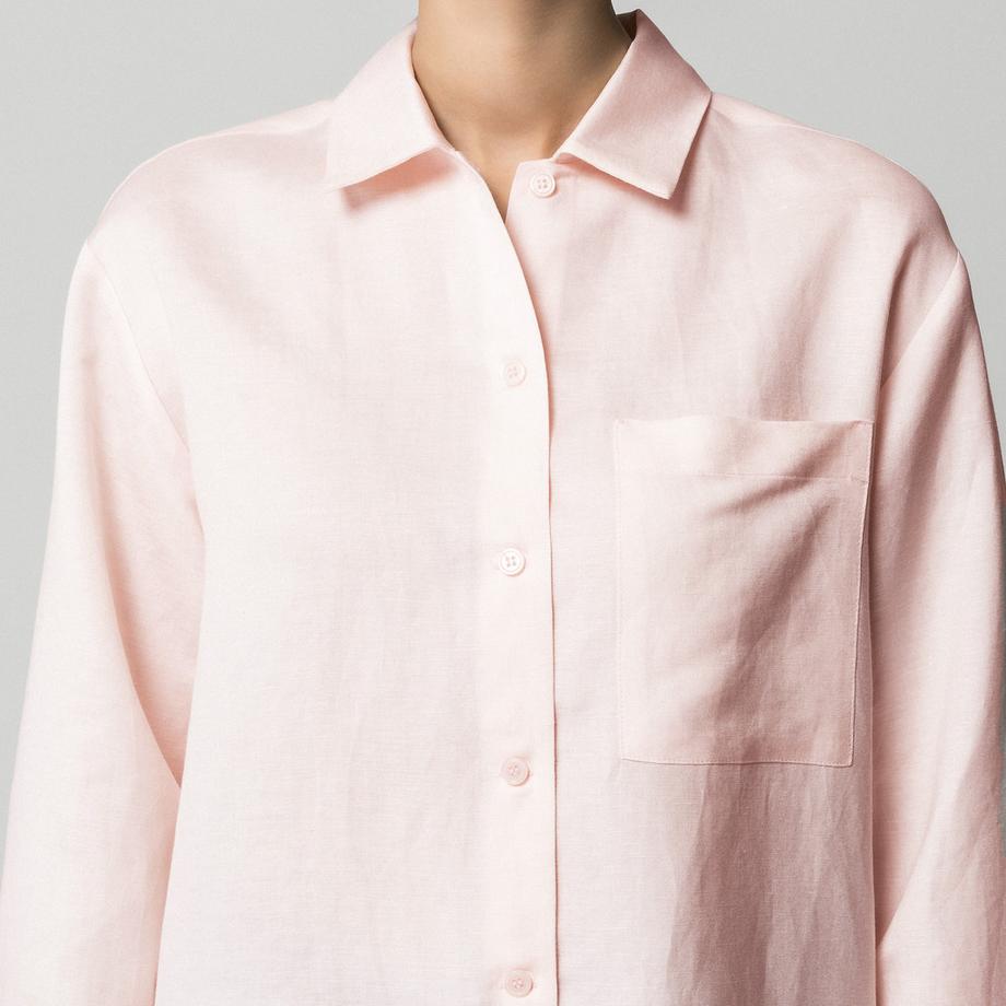 Manor Woman Chemisier à manches longues avec poche poitrine  