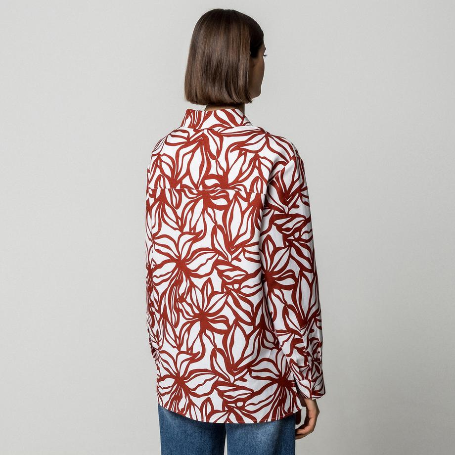 Manor Woman Chemisier Manches Longues Motif Floral  