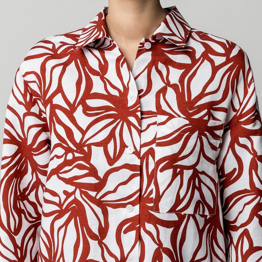 Manor Woman Chemisier Manches Longues Motif Floral  