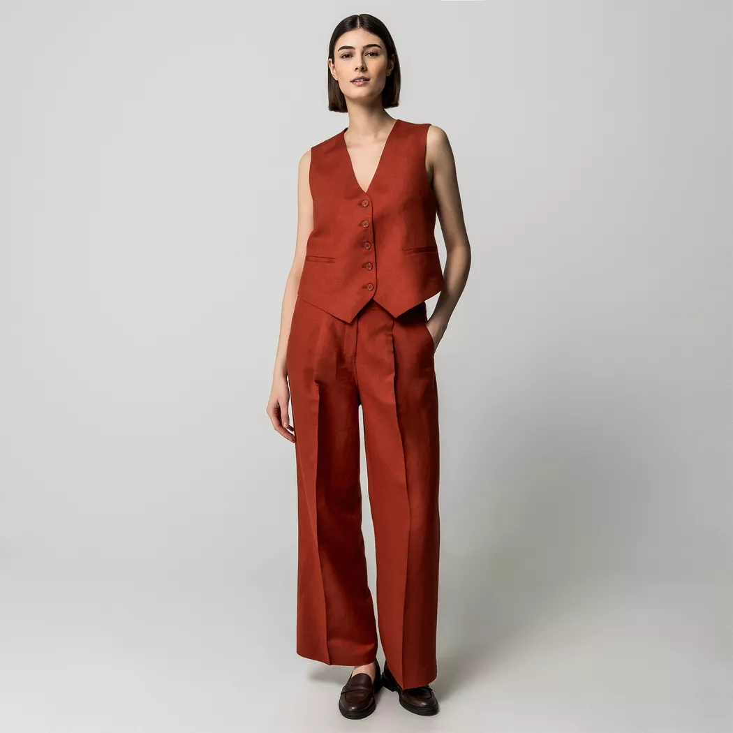 Manor Woman - Gilet, für Damen, Bordeaux, Größe 42