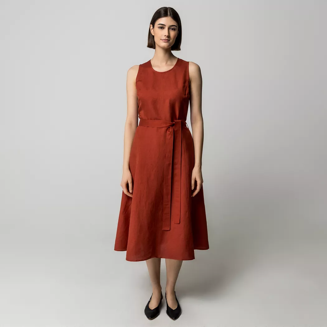 Manor Woman - Kleid, für Damen, Bordeaux, Größe 42