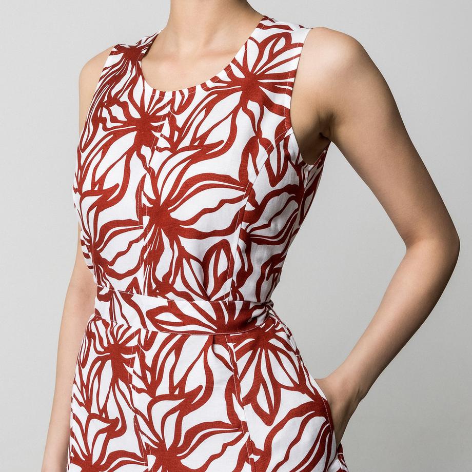 Manor Woman Abito Midi Senza Maniche Stampa Floreale  