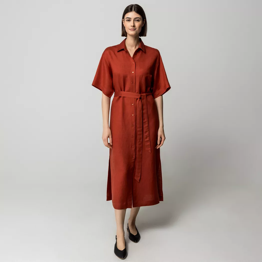 Manor Woman - Blusenkleid, für Damen, Bordeaux, Größe 42 2
