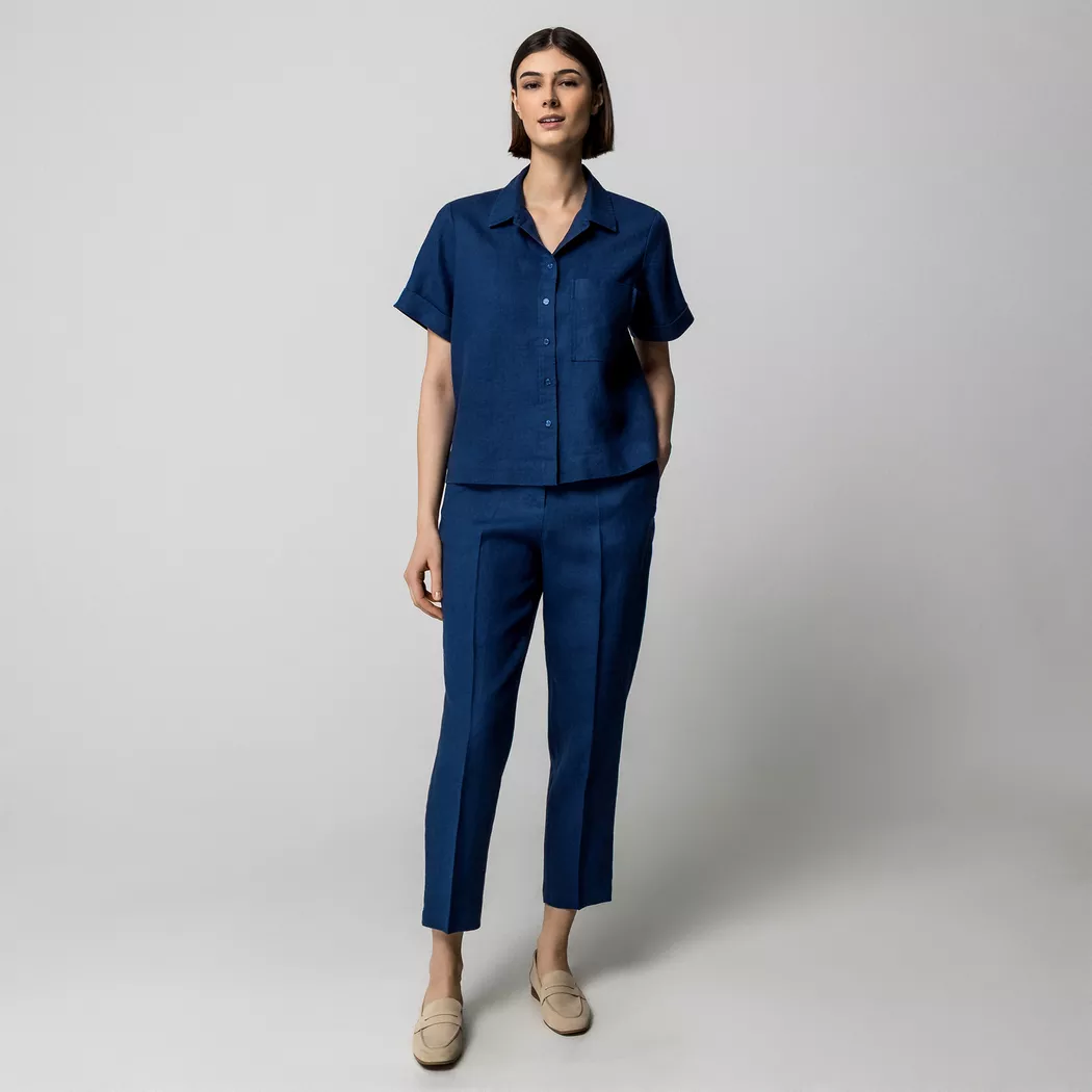 Manor Woman - Bluse, für Damen, Blau, Größe 40 3