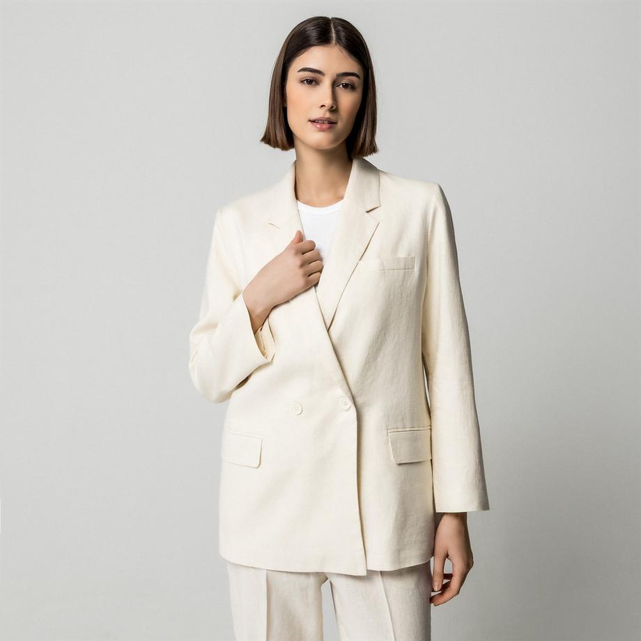 Manor Woman Doppelreihiger Relaxed Fit Blazer  