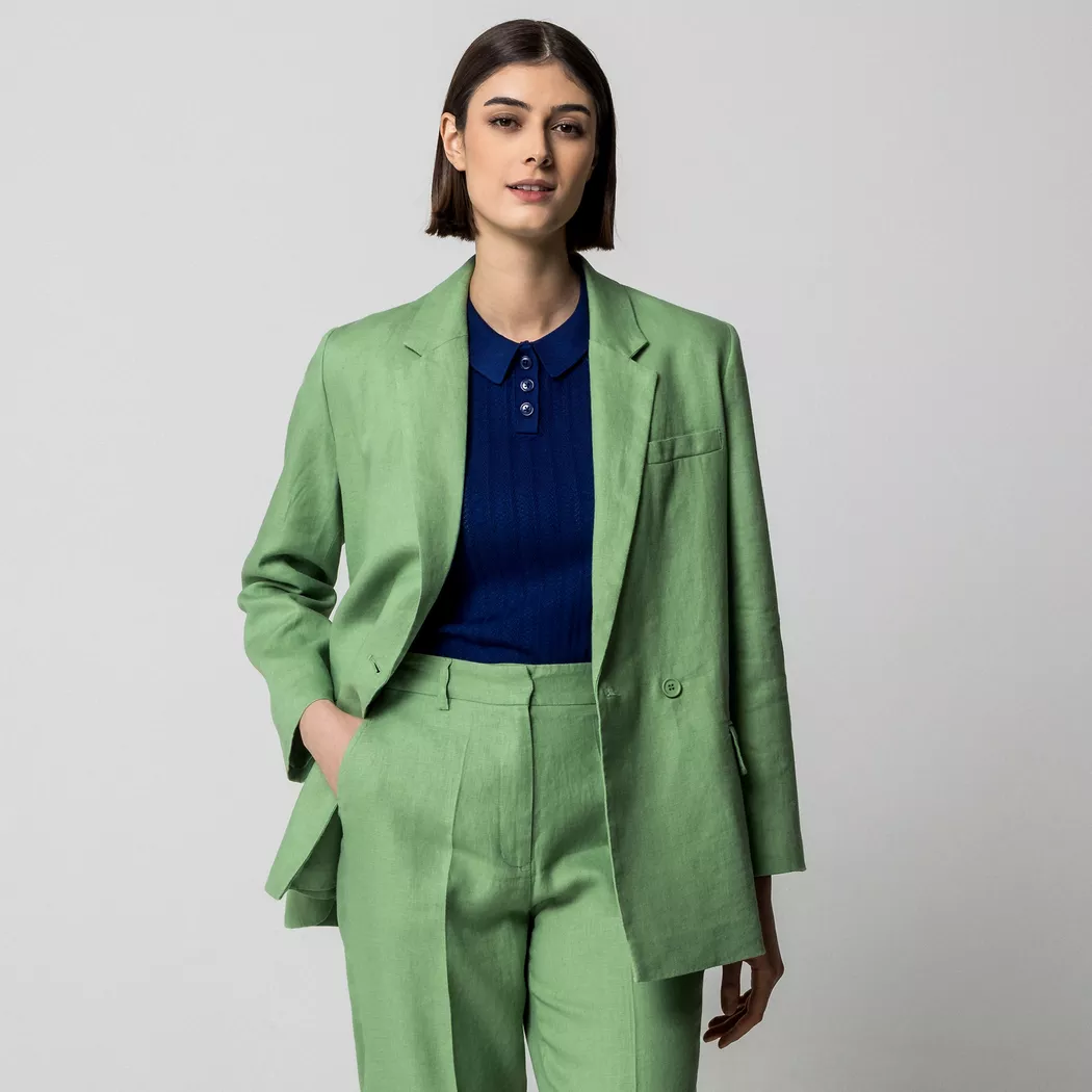 Manor Woman - Blazer, für Damen, Grün, Größe 34