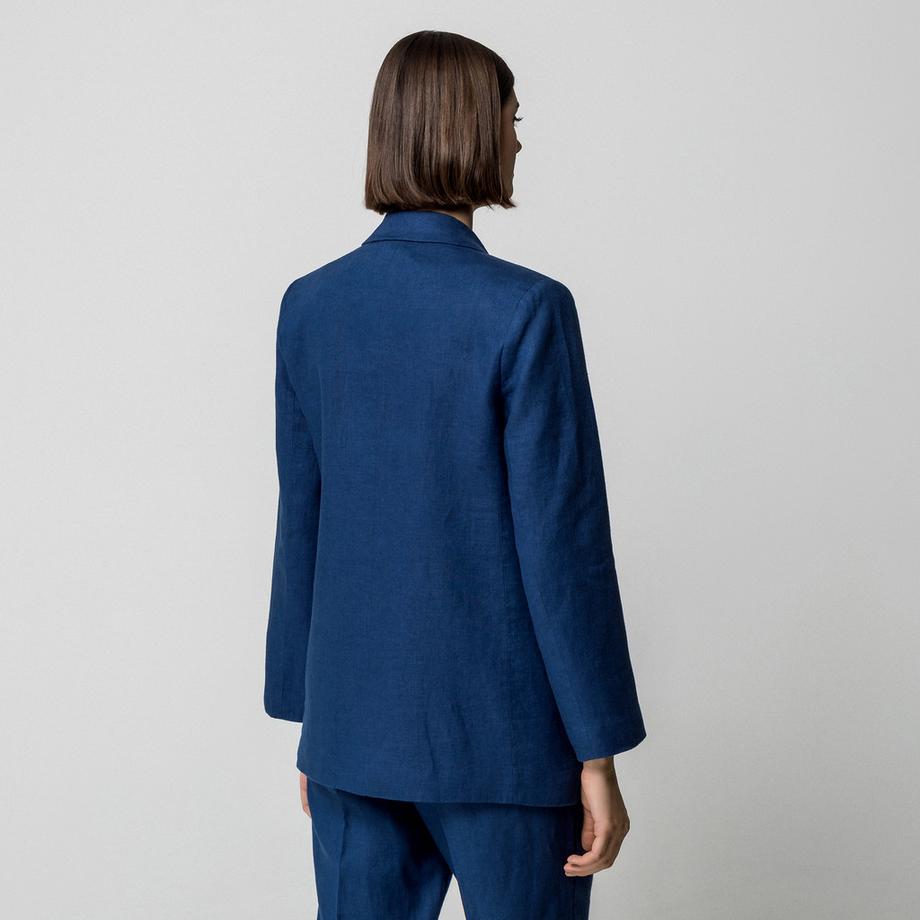 Manor Woman Doppelreihiger Relaxed Fit Blazer  