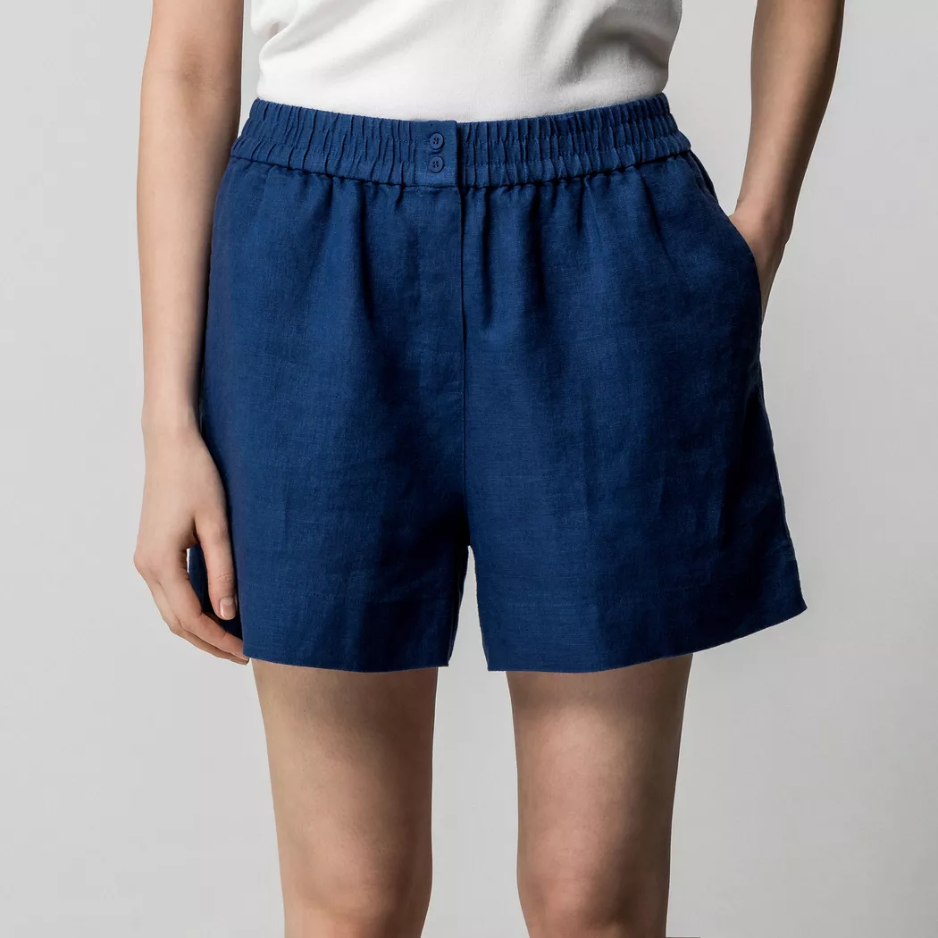 Manor Woman - Shorts, für Damen, Blau, Größe 36