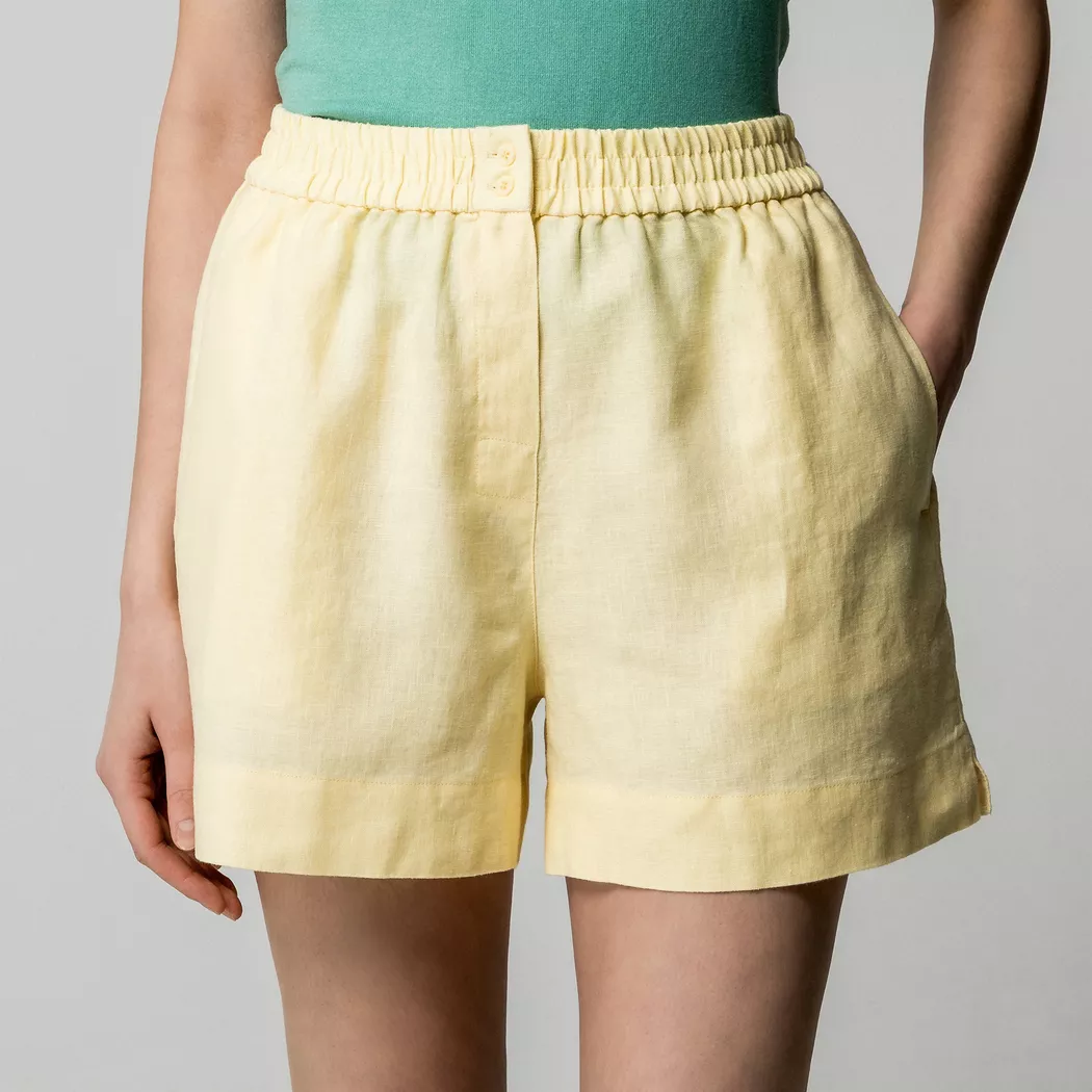 Manor Woman - Shorts, für Damen, Gelb, Größe 46