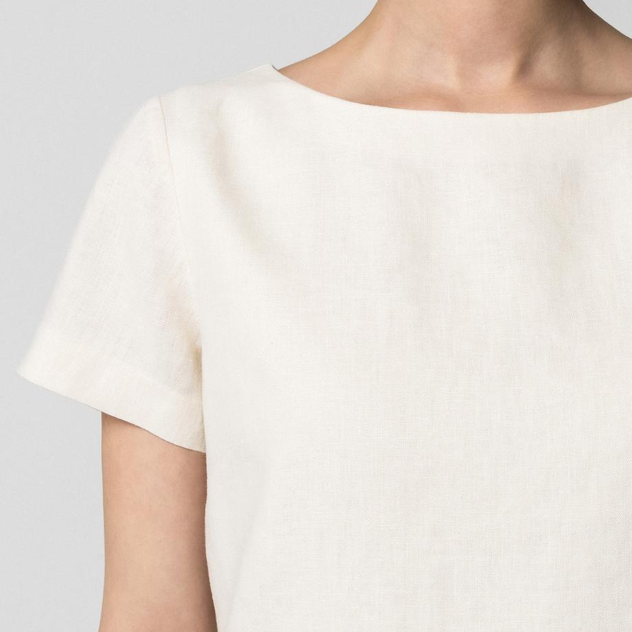 Manor Woman Tubino Maniche Corte Scollo a Barca  