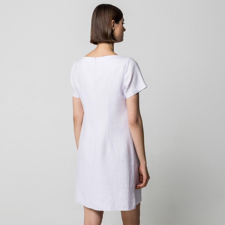 Manor Woman Robe Fourreau Manches Courtes Col Bateau  