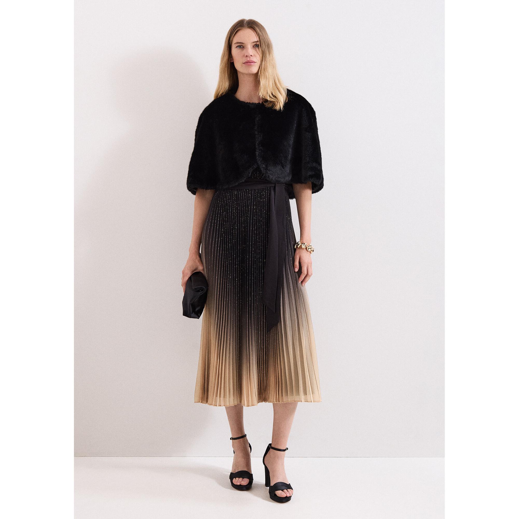 Phase Eight Abito Midi Plissettato Ombré  