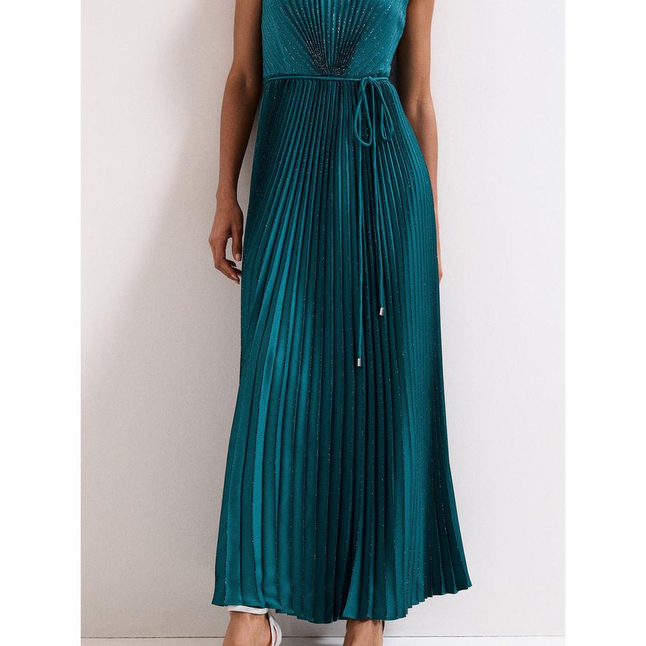 Phase Eight Simara Ärmelloses Plissiertes Maxikleid  