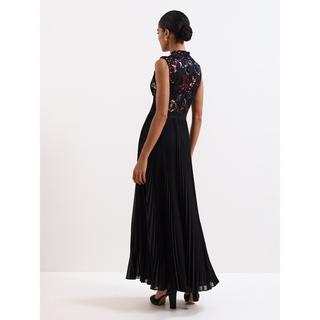 Phase Eight Ärmelloses Pailletten Blumen Maxikleid  