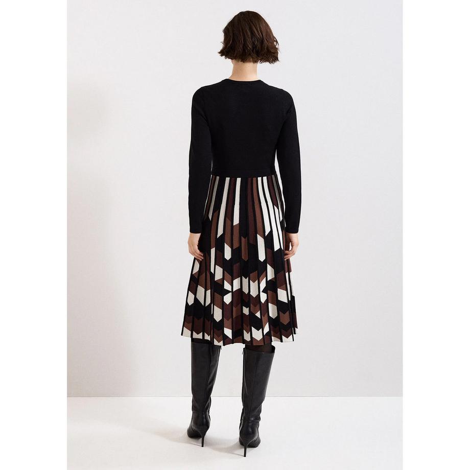 Phase Eight Maci Strickkleid Faltenrock  